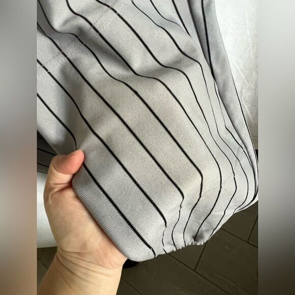 Wilson Men’s Baseball Pants White Black Stripe, Gray and Black stripe 2 pairs XL - Picture 10 of 13